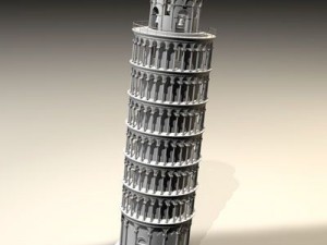 pisa tower Model 3D