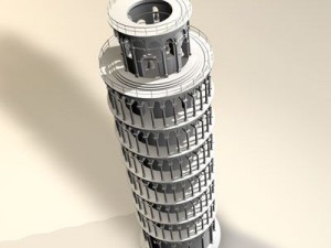 pisa tower Model 3D