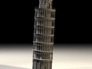 pisa tower Model 3D