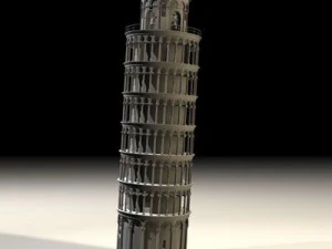 pisa tower 3D Model