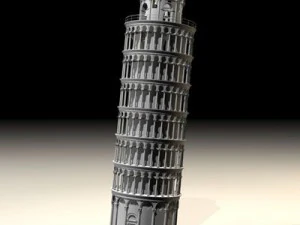 pisa tower 3D Model