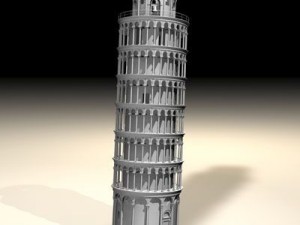 pisa tower Model 3D