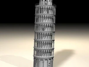 pisa tower 3D Model