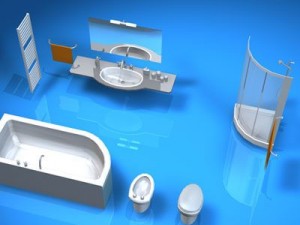 bathroom elements 3D Model