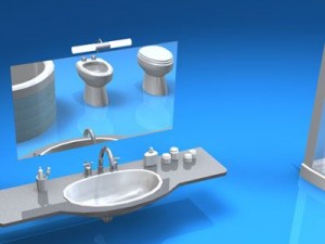 bathroom elements 3D Model