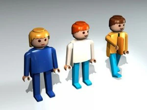 plastic figures 3D Model