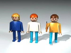 plastic figures 3D Model