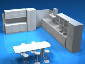 kitchen furniture 3D Model