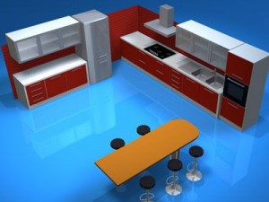 kitchen furniture 3D Model