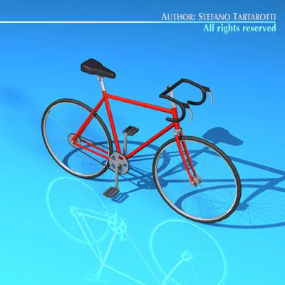bike 3D Model .c4d .max .obj .3ds .fbx .stl .blend