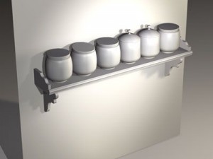jar rack Modelo 3D