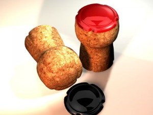 champagne cork 3D Model