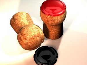 champagne cork 3D Model