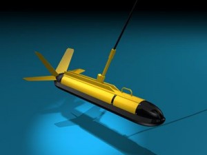 variable depth sonar Model 3D