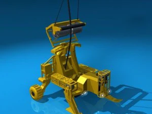 电缆部署机器人 3D 模型