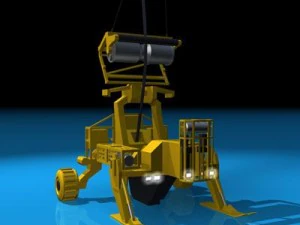 robot di distribuzione del cavo Modello 3D