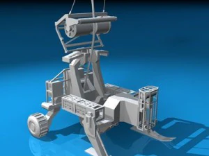 robot di distribuzione del cavo Modello 3D