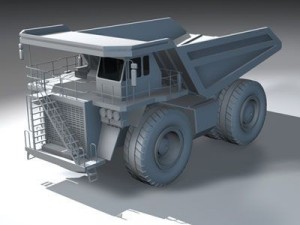 mine dumper truck 3D 모델