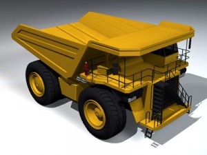 mine dumper truck 3D 모델