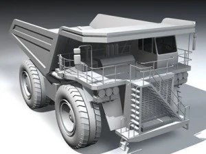 mine dumper truck 3D Model