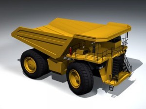 mine dumper truck 3D 모델