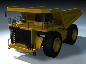 mine dumper truck 3D Model