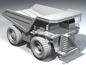 mine dumper truck 3D Model
