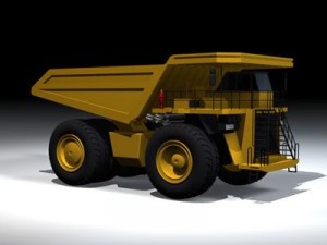 mine dumper truck 3D 모델