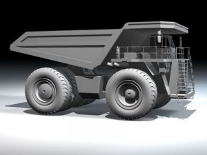mine dumper truck 3D 모델