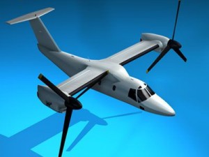 ba609 tiltrotor 3D Model