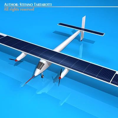 solar impulse 3D Model .c4d .max .obj .3ds .fbx .stl .blend