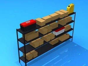 garage shelves 3D Model