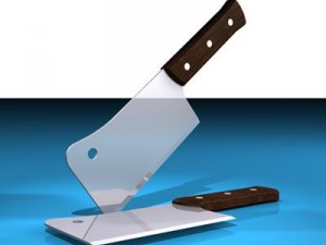 meat cleaver 3D Модель