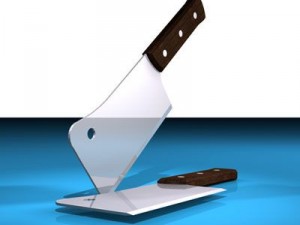 meat cleaver 3D Модель