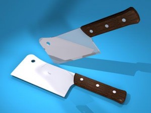 meat cleaver 3D Модель