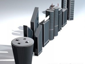 skyscraper collection 3D Модель