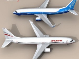 b737 800 3D Model
