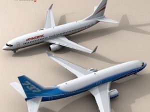 b737 800 3D Model