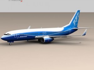 b737 800 3D Model