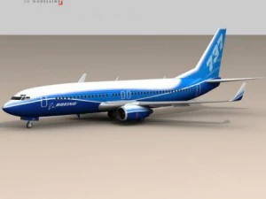 b737 800 3D Model