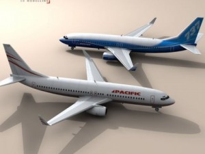 b737 800 3D Model