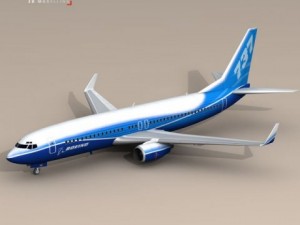 b737 800 3D Model