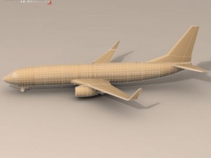 b737 800 3D Model