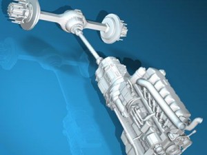 truck engine 3D Model