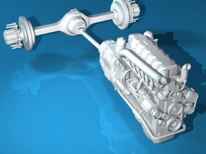 truck engine 3D Model