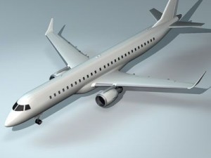 embraer 195 3D Модель