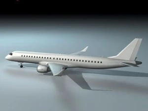 embraer 195 3D Model
