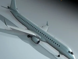 embraer 195 3D Model