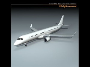embraer 195 3D 模型