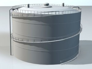 gas tank Modelo 3D
